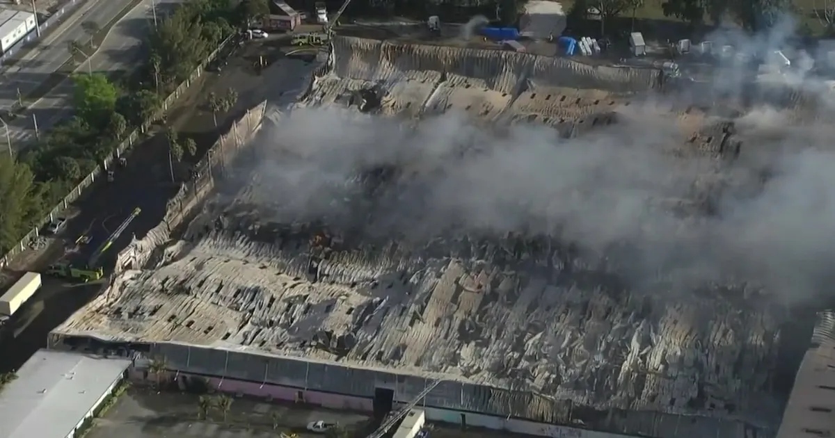 Incendio en almacén de Miami-Dade genera alarma entre vecinos por riesgos industriales
