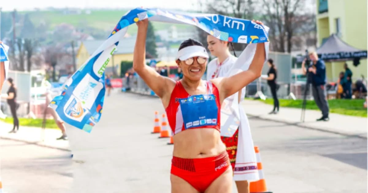 Evelyn Inga y Kimberly García brillan en marcha atlética en Eslovaquia