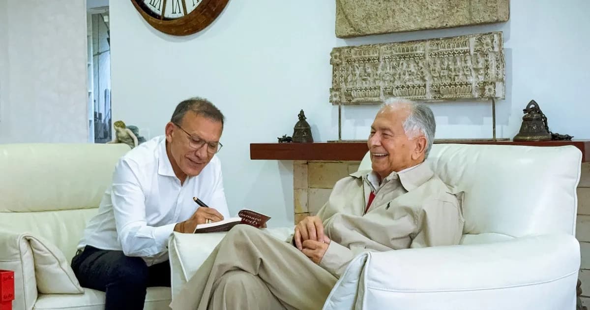 Roy Barreras y el padre de Gustavo Petro: un encuentro por el futuro político de Colombia