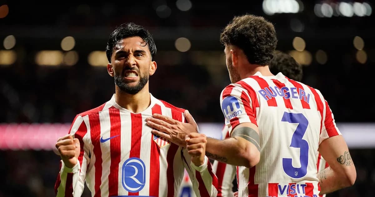Nico González brilla con dos goles en la victoria del Atlético Madrid sobre la Real Sociedad