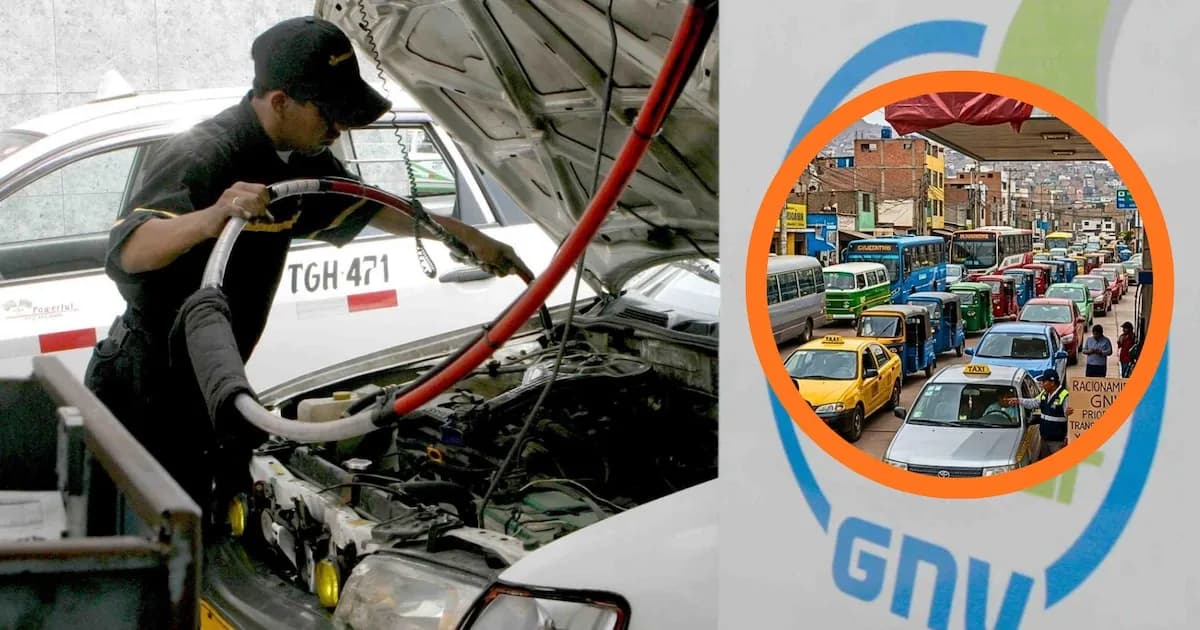 Vehículos autorizados para cargar GNV en Perú durante crisis de combustible