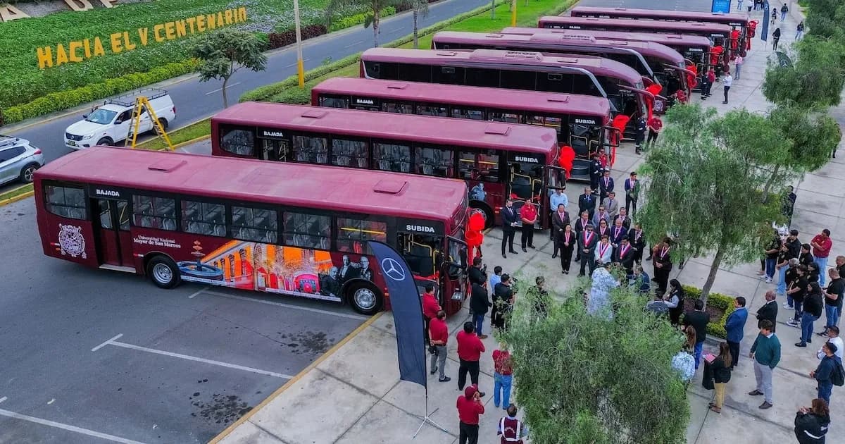 San Marcos implementa transporte gratuito para postulantes ante crisis de GNV