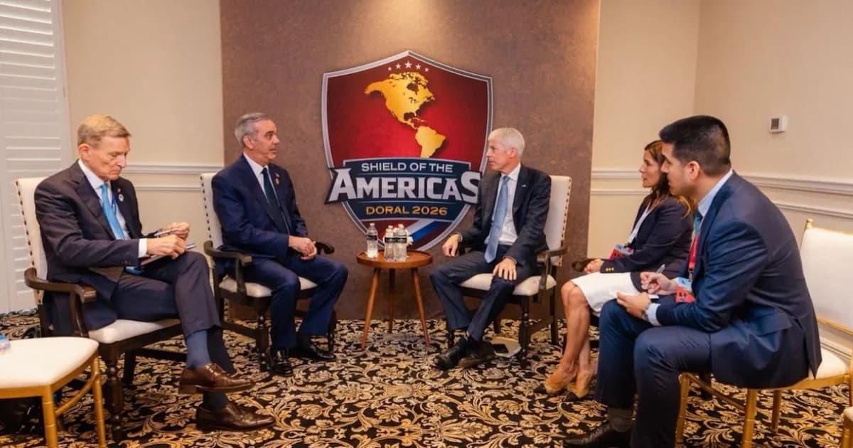 Abinader se reúne con el secretario de Energía de EE. UU. en Miami