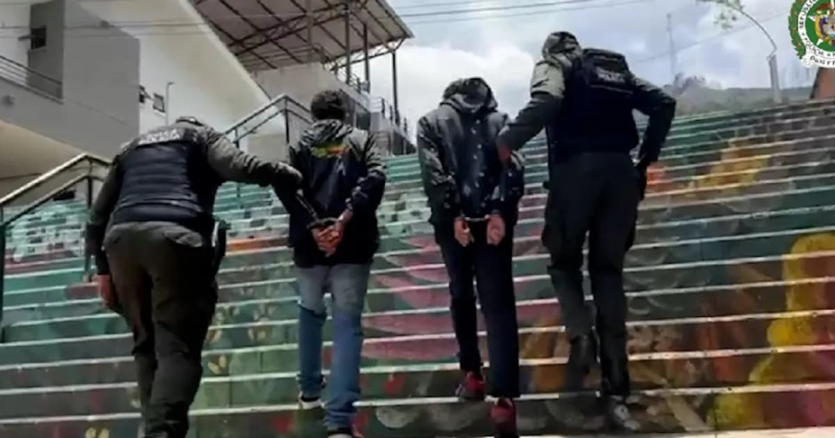 Detienen a dos extorsionistas en El Peñol: exigían hasta un millón de pesos a comerciantes