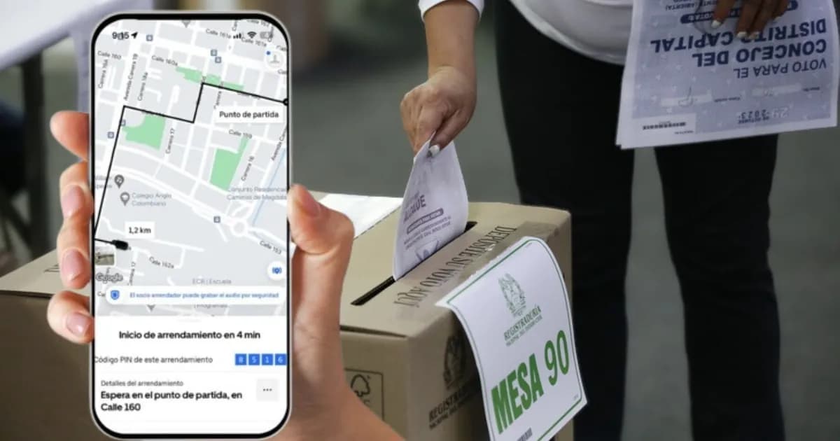 Descuentos en aplicaciones de movilidad para fomentar la participación electoral en Colombia
