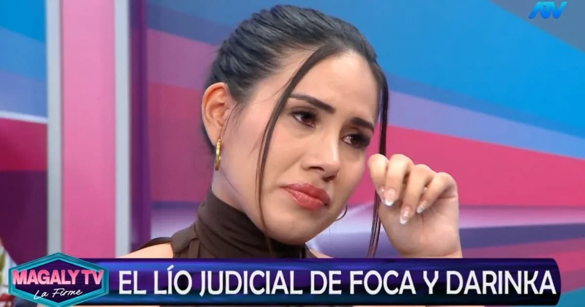 Darinka Ramírez llora al hablar de la demanda de Jefferson Farfán y el apoyo de su pareja