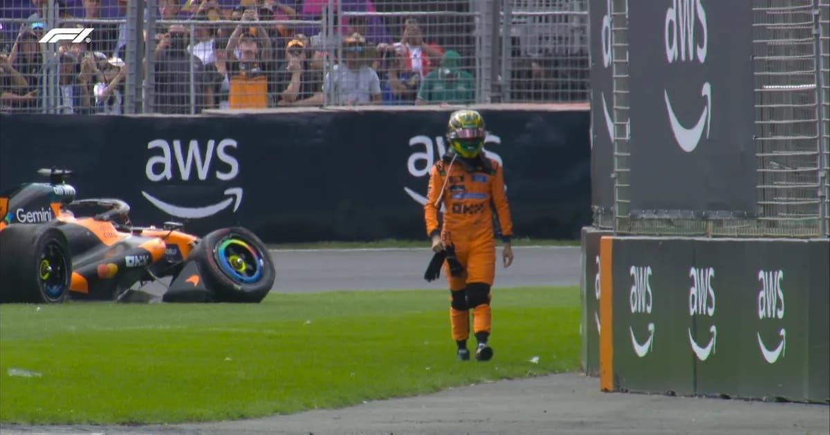 Oscar Piastri sufre un accidente y se pierde el Gran Premio de Australia