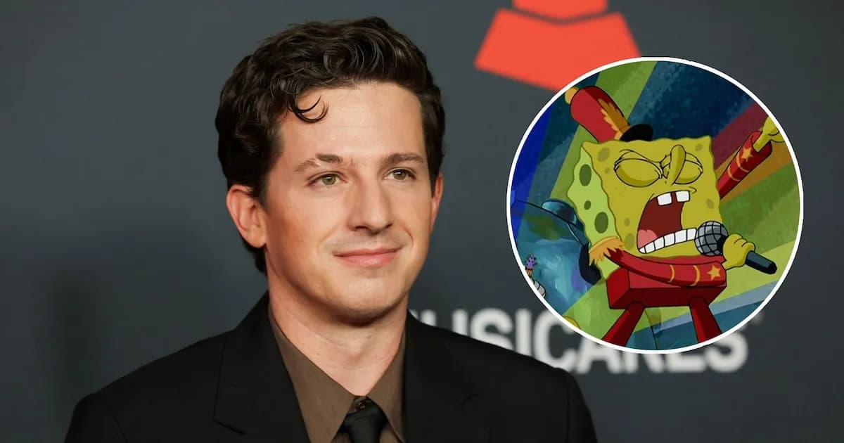 Charlie Puth revela cómo Bob Esponja influyó en su carrera y su creatividad musical