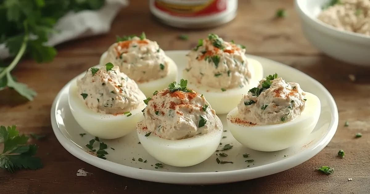 Huevos rellenos de gambas: una opción deliciosa para impresionar a tus invitados