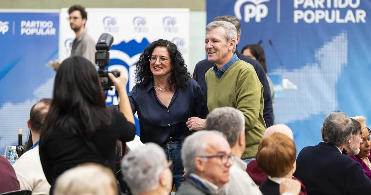 Rueda destaca a la alcaldesa de Teo como símbolo de mujeres del PP en el Día de la Mujer