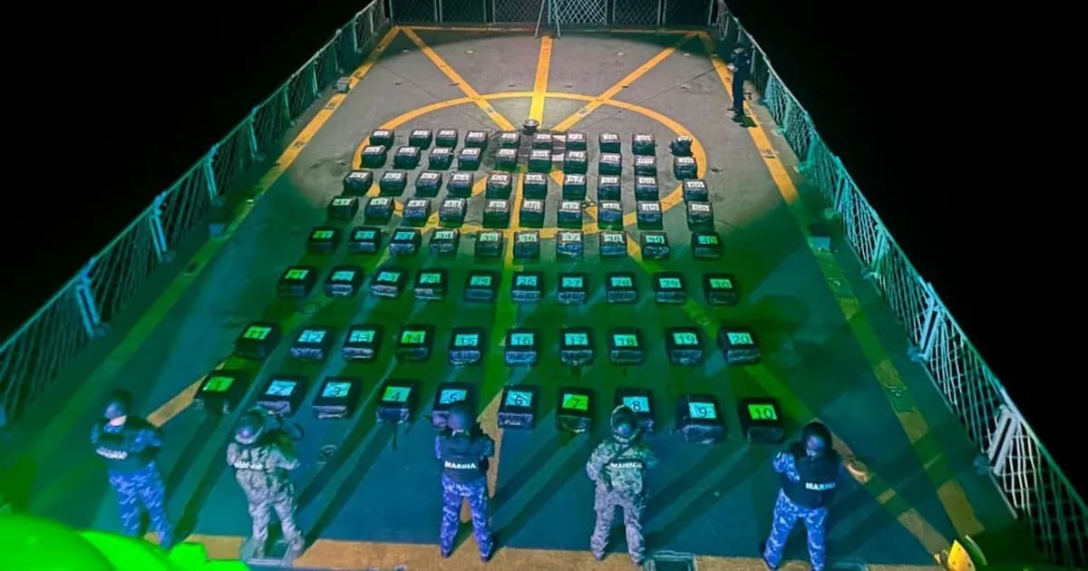 La Armada de México incauta más de dos toneladas de cocaína en alta mar frente a Acapulco