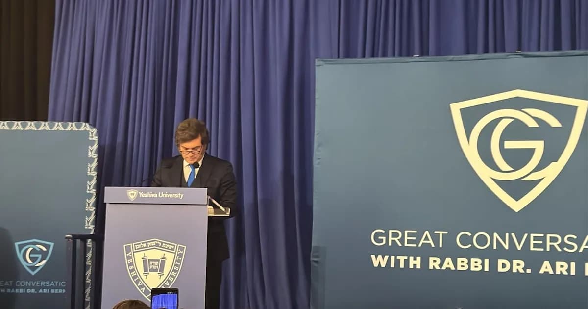 Javier Milei se pronunció en Nueva York y reafirmó su apoyo a Israel y Estados Unidos