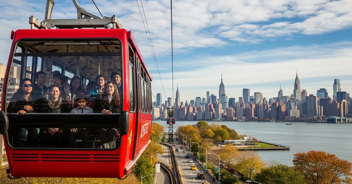 Tranvía Roosevelt Island: el atractivo panorámico de Nueva York y su costo actual
