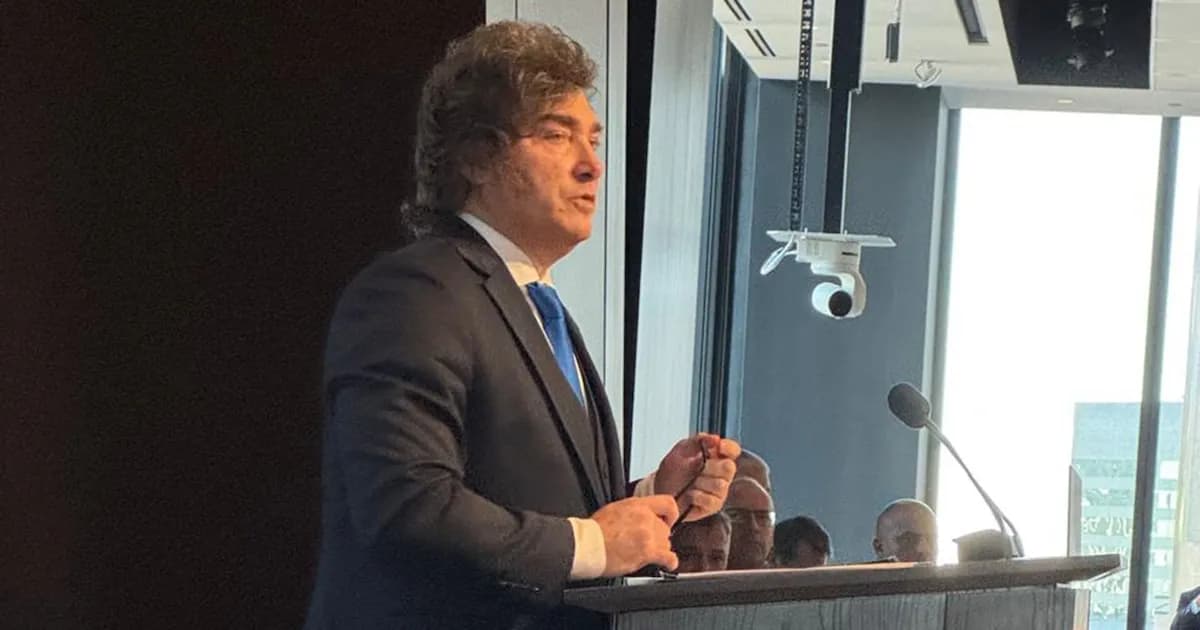 Milei critica a empresarios en Nueva York y los califica de 'chorros'