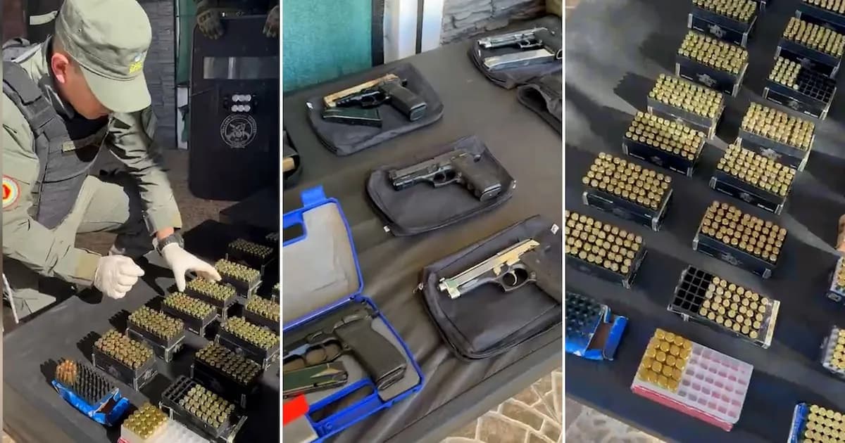 Detienen a 'Artur', lugarteniente de narco 'Morocho' Mansilla con arsenal en su poder