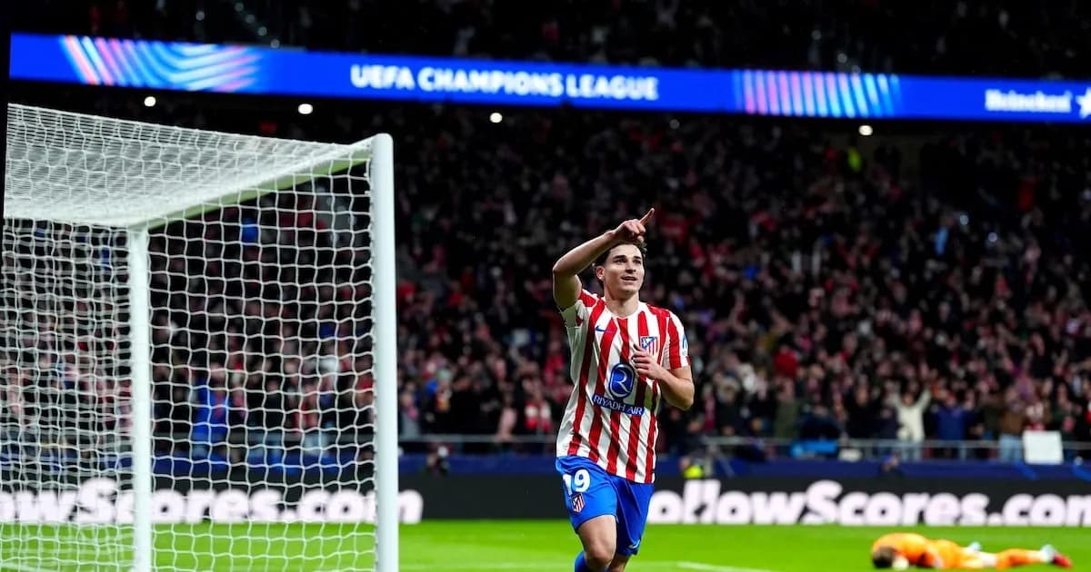 El Atlético de Madrid se impone 5-2 al Tottenham en la ida de los octavos de Champions