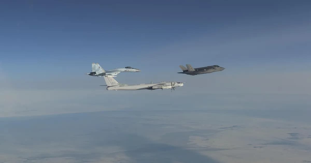 Aviones militares de EE.UU. interceptan aeronaves rusas cerca de Alaska