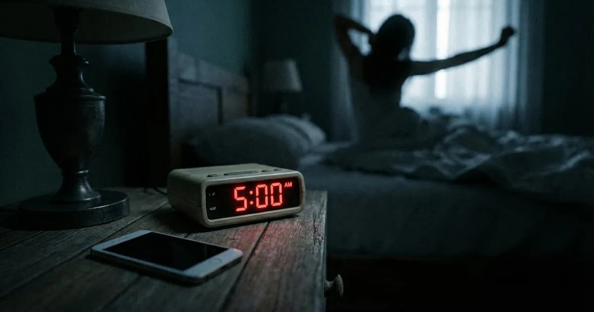 El mito de las 5 AM: ¿despertar temprano asegura el éxito?