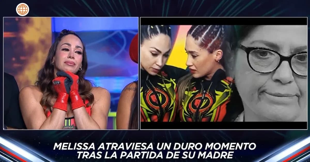 Melissa Loza se emociona en vivo al anunciar el fallecimiento de su madre