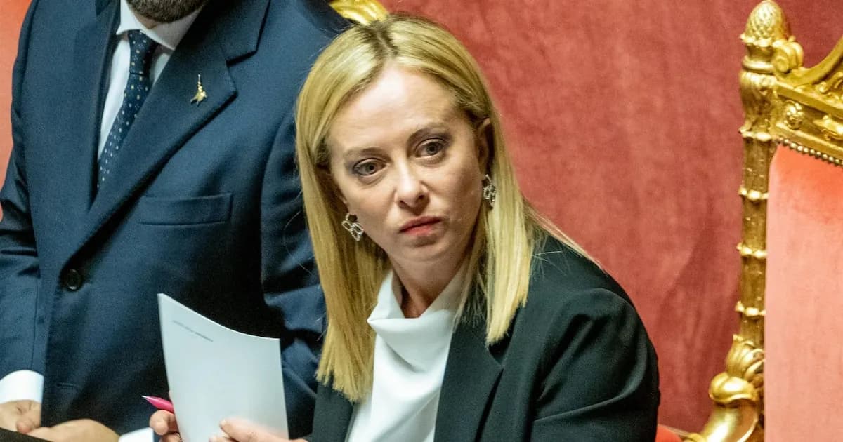 Meloni rechaza ser cómplice de la intervención militar de EEUU en Irán