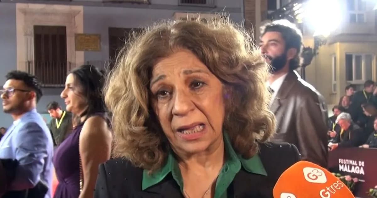 Lolita Flores se distancia de la polémica entre actores e influencers: "No me interesa"