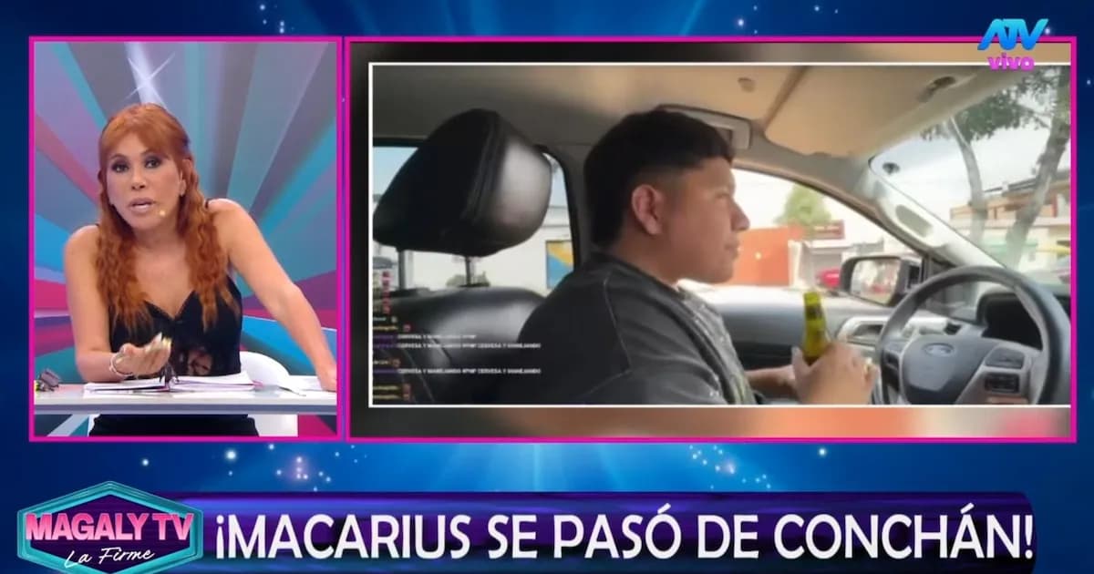 Magaly Medina critica duramente a Macarius por su irresponsable manejo en vivo