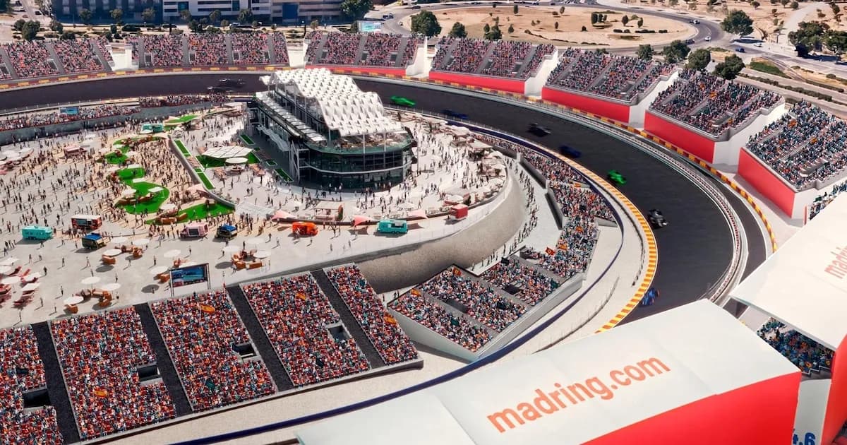 El MadRing de Madrid se prepara para ser el nuevo escenario de la Fórmula 1