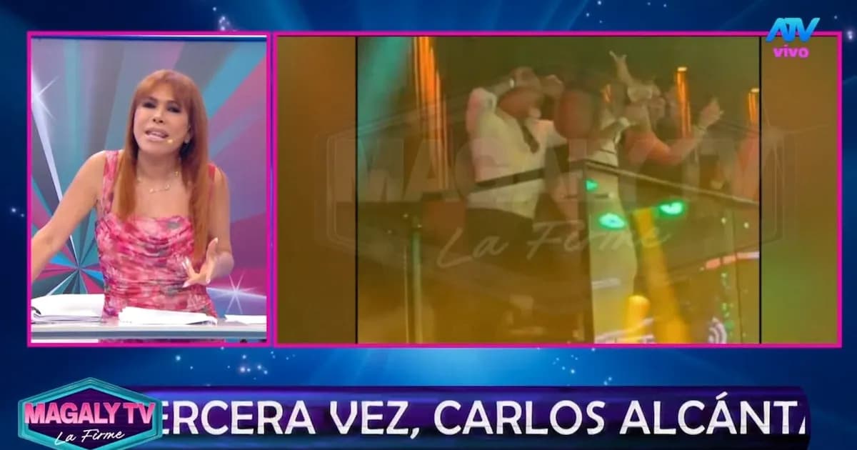 Magaly Medina se sorprende por el nuevo estilo de vida nocturna de Carlos Alcántara