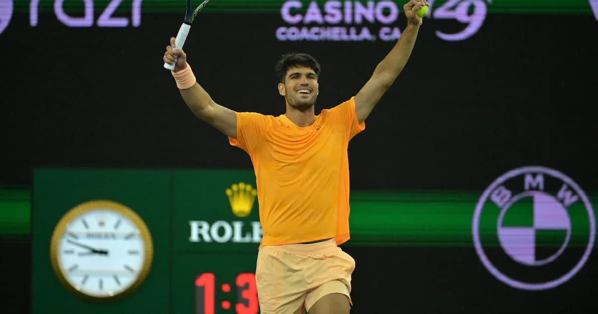 Carlos Alcaraz avanza a semifinales tras vencer a Cameron Norrie en Indian Wells