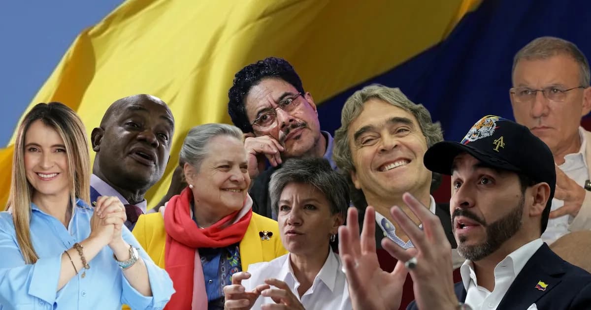 Colombia 2026: Conocé a los candidatos a Presidente y Vicepresidente para la primera vuelta