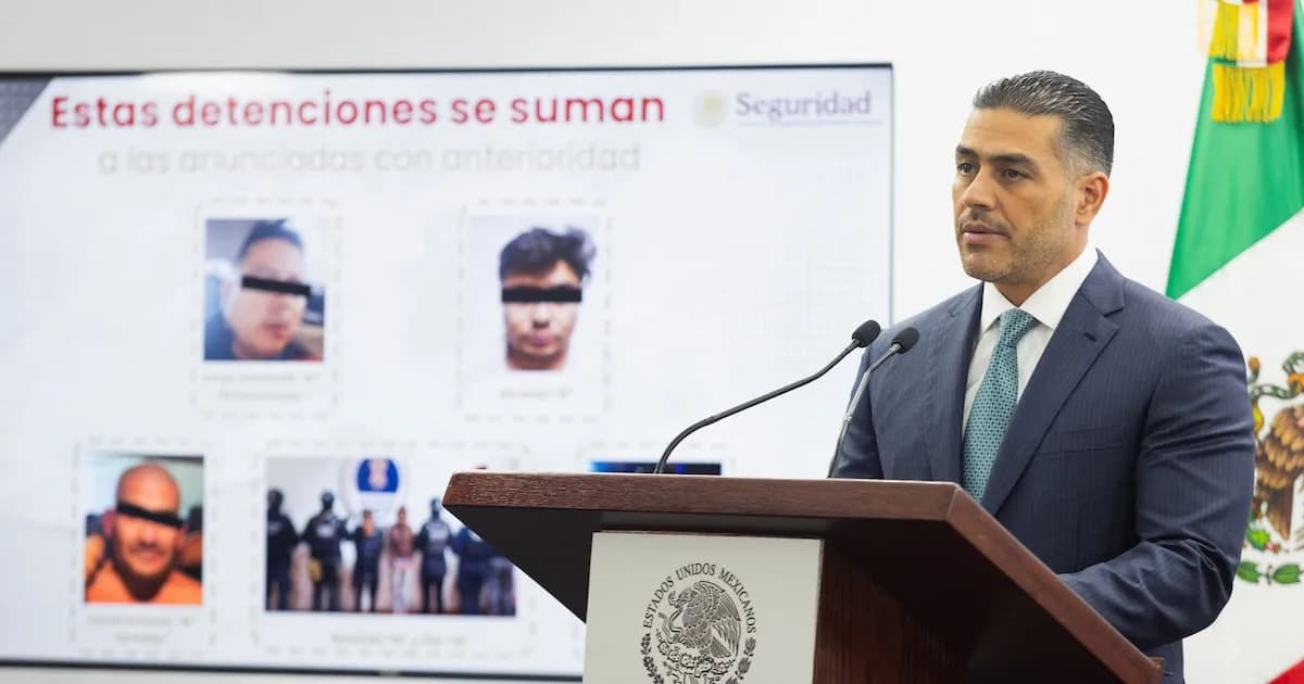 Harfuch: Nuevos líderes delictivos son menos poderosos que los detenidos