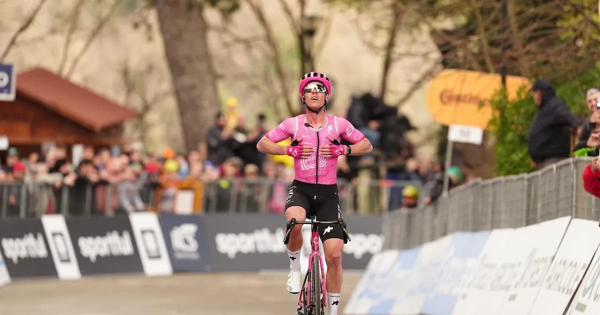 Michael Valgren triunfa en la Tirreno-Adriático y Del Toro retoma el liderazgo