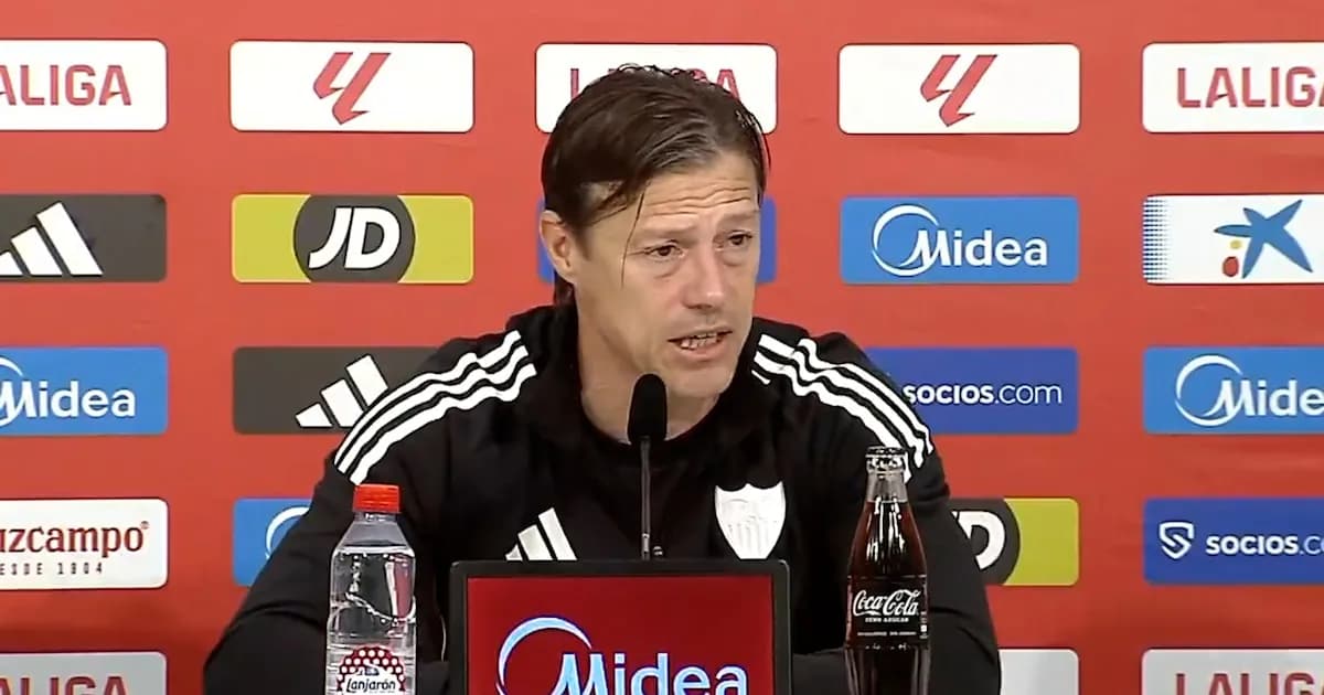 Matías Almeyda reflexiona sobre el fútbol y la realidad global antes del Sevilla-Barcelona