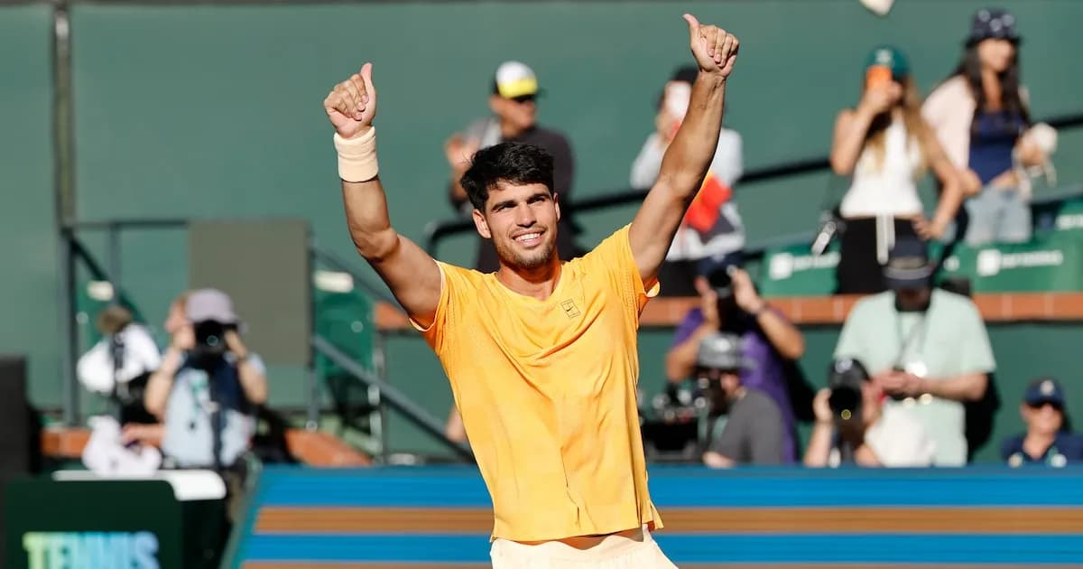 Alcaraz y Medvedev se enfrentan en semifinales de Indian Wells: horarios y detalles