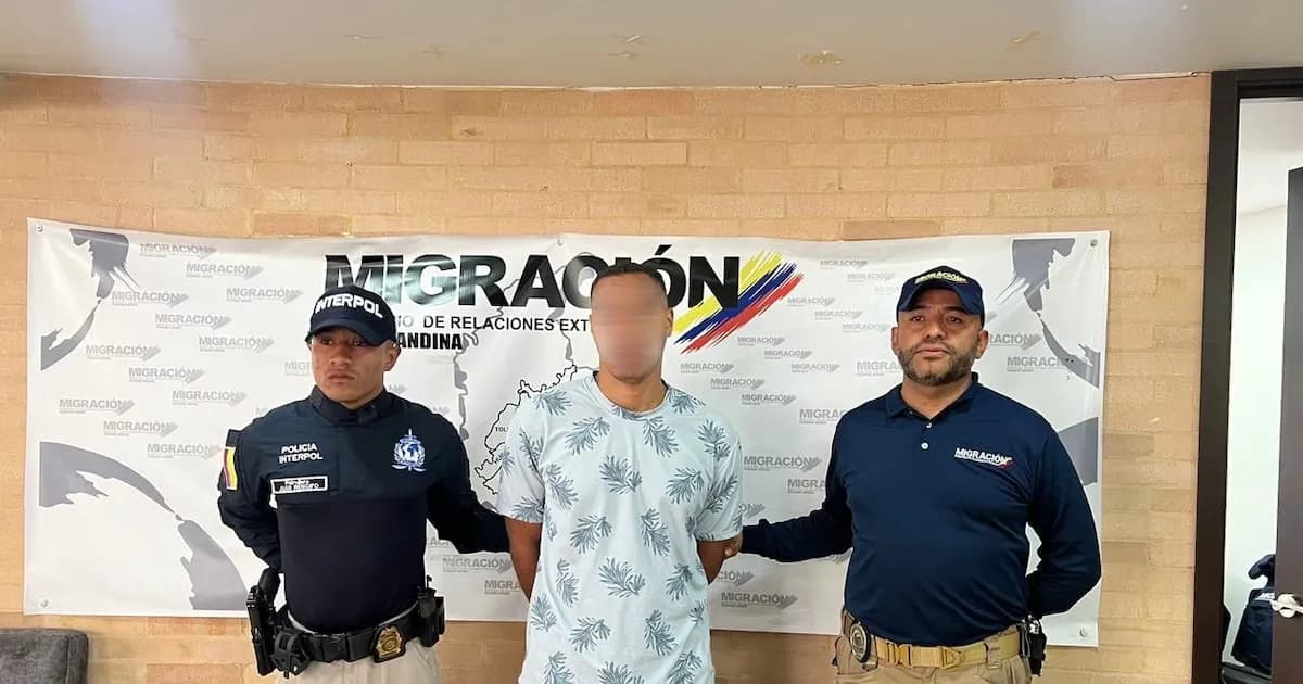 Detenido en Bogotá un francés buscado por Interpol por secuestro de un menor