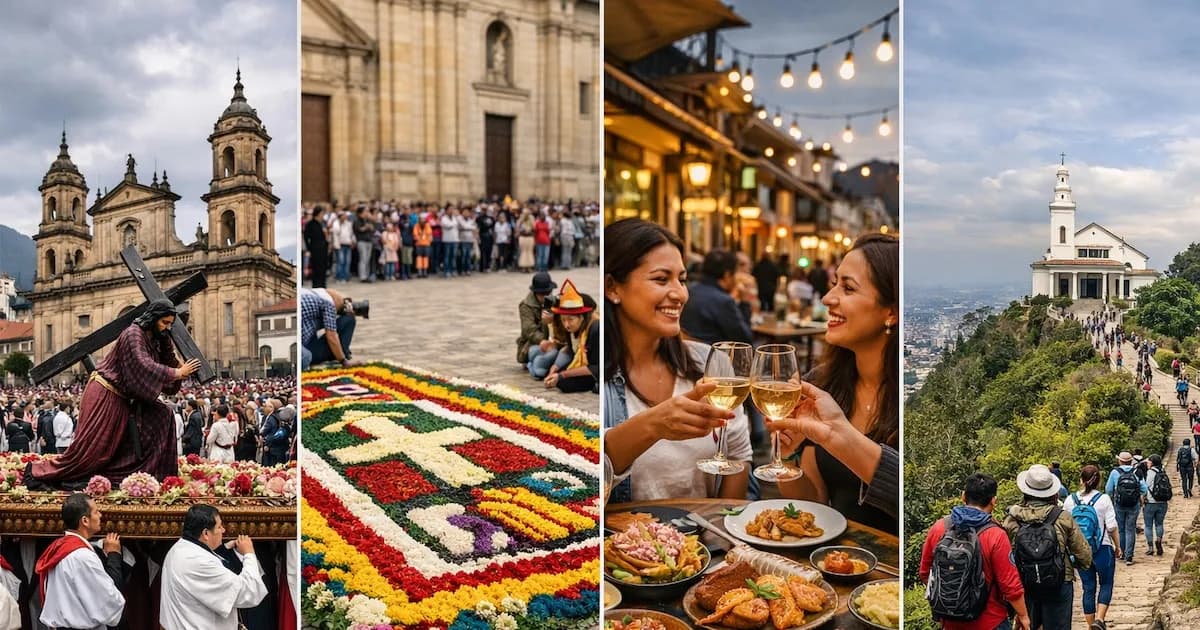 Semana Santa 2026: Bogotá se prepara para una celebración cultural y religiosa única