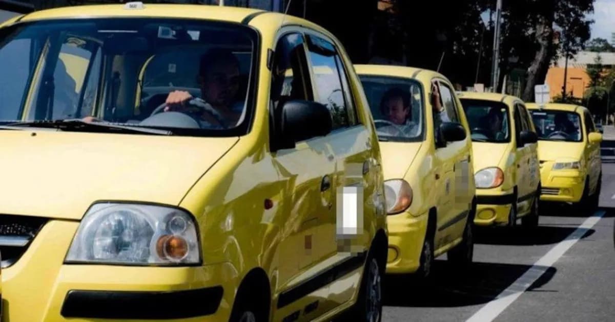 Las ventas de taxis en Colombia alcanzan niveles mínimos en 2025 por el crecimiento digital