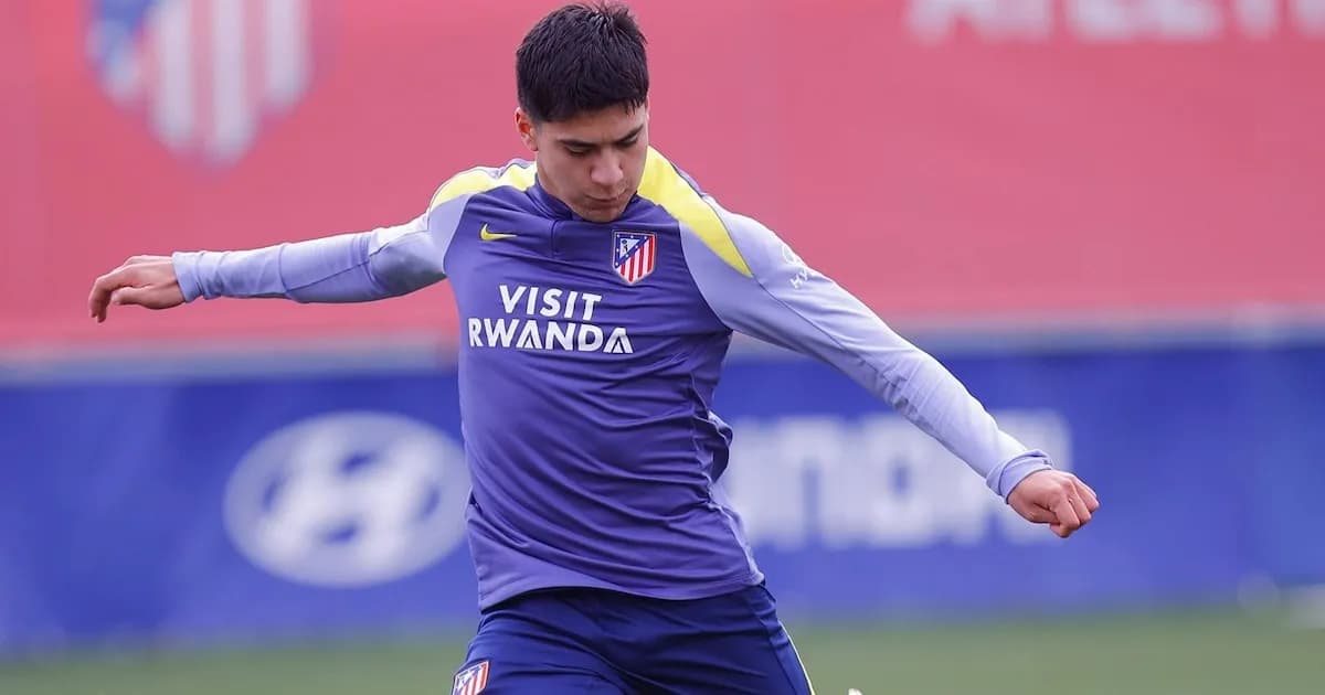 Obed Vargas hace su debut como titular en el Atlético de Madrid frente al Getafe