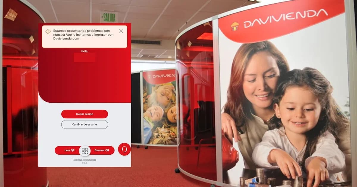 Usuarios de Davivienda enfrentan problemas en su app: el banco se pronuncia al respecto