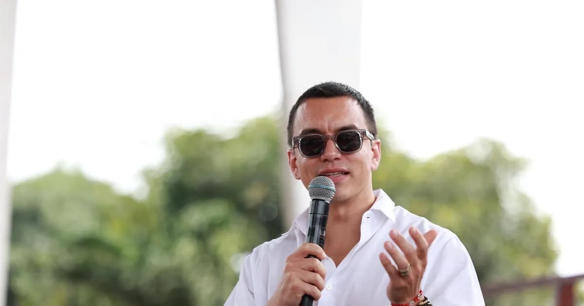 Noboa informa que muertes violentas en Guayaquil cayeron un 26% tras arresto del alcalde