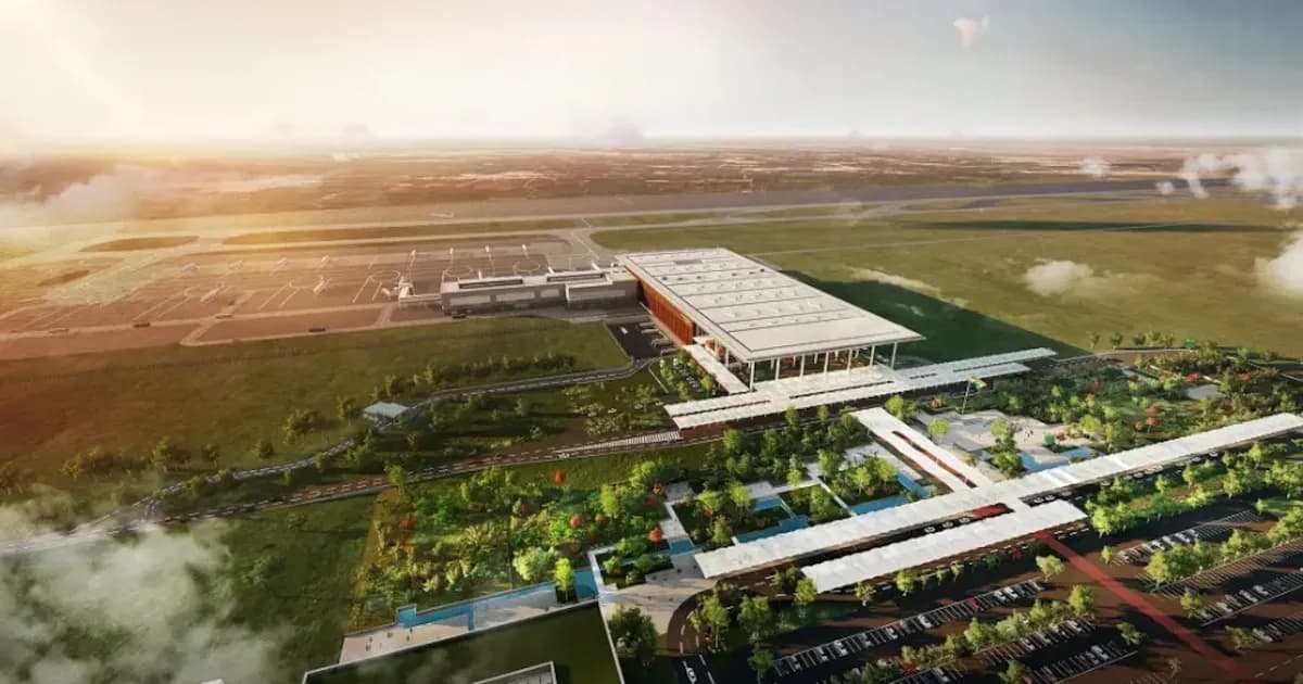 India planea un aeropuerto que aspira a ser el más grande del mundo para 2050