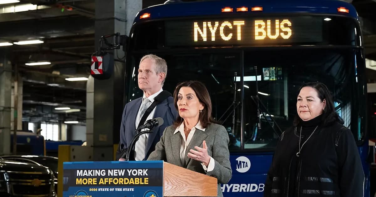 Propuesta de Hochul podría liberar USD 50 millones para el transporte de Nueva York