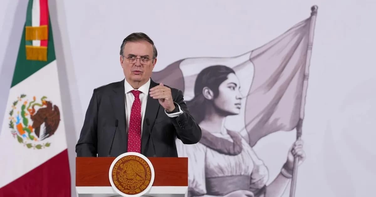 México evalúa el nuevo arancel del 10% impuesto por Trump, asegura Marcelo Ebrard
