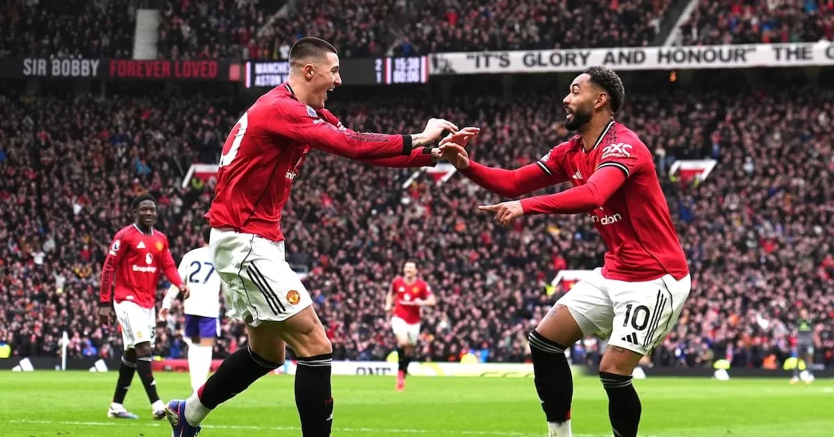 Manchester United se afianza en el podio de la Premier tras vencer a Aston Villa