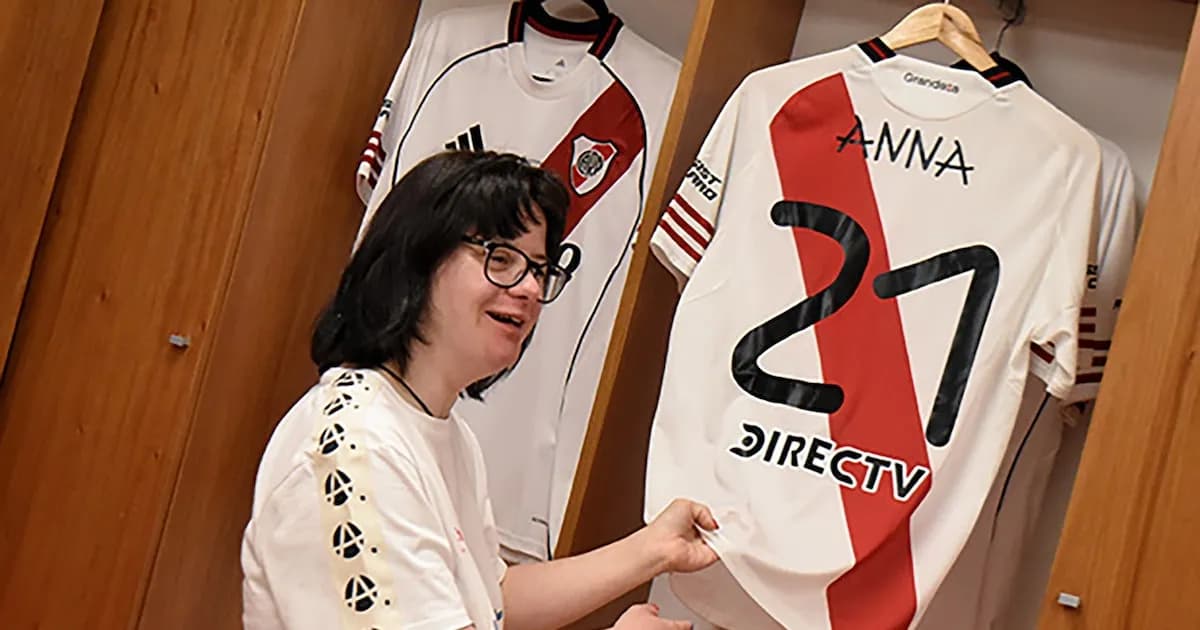 River Plate utiliza camiseta especial por el Día Mundial del Síndrome de Down