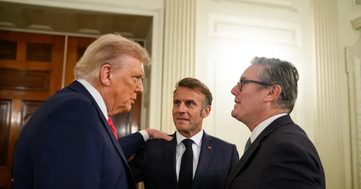 Starmer y Trump destacan la urgencia de reabrir el estrecho de Ormuz a la navegación