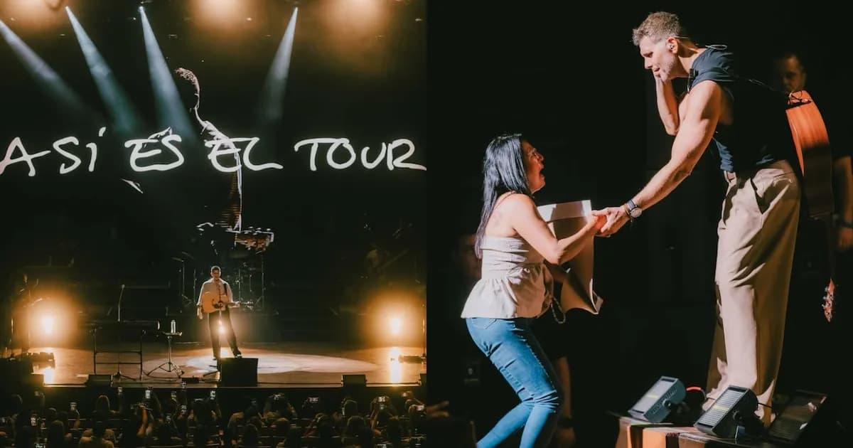 Christian Meier conmueve al invitar a una fan argentina a su show en Lima