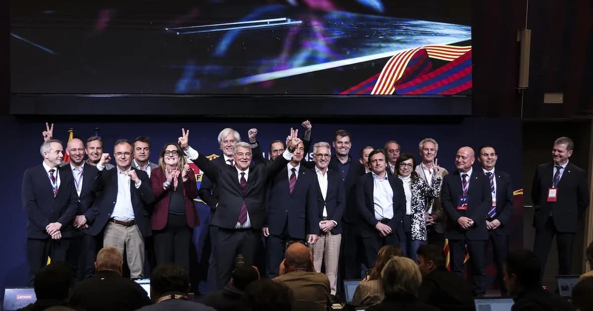 Laporta celebra su victoria: "Este respaldo nos hace imparables"