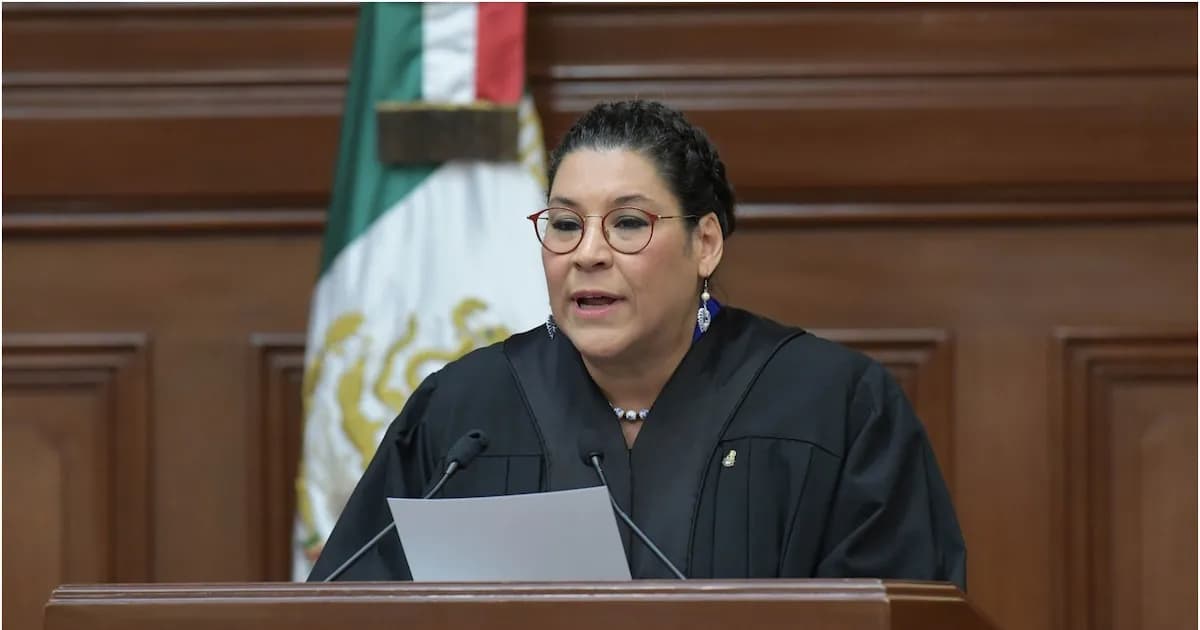 Lenia Batres asume la presidencia de la Suprema Corte de Justicia de México