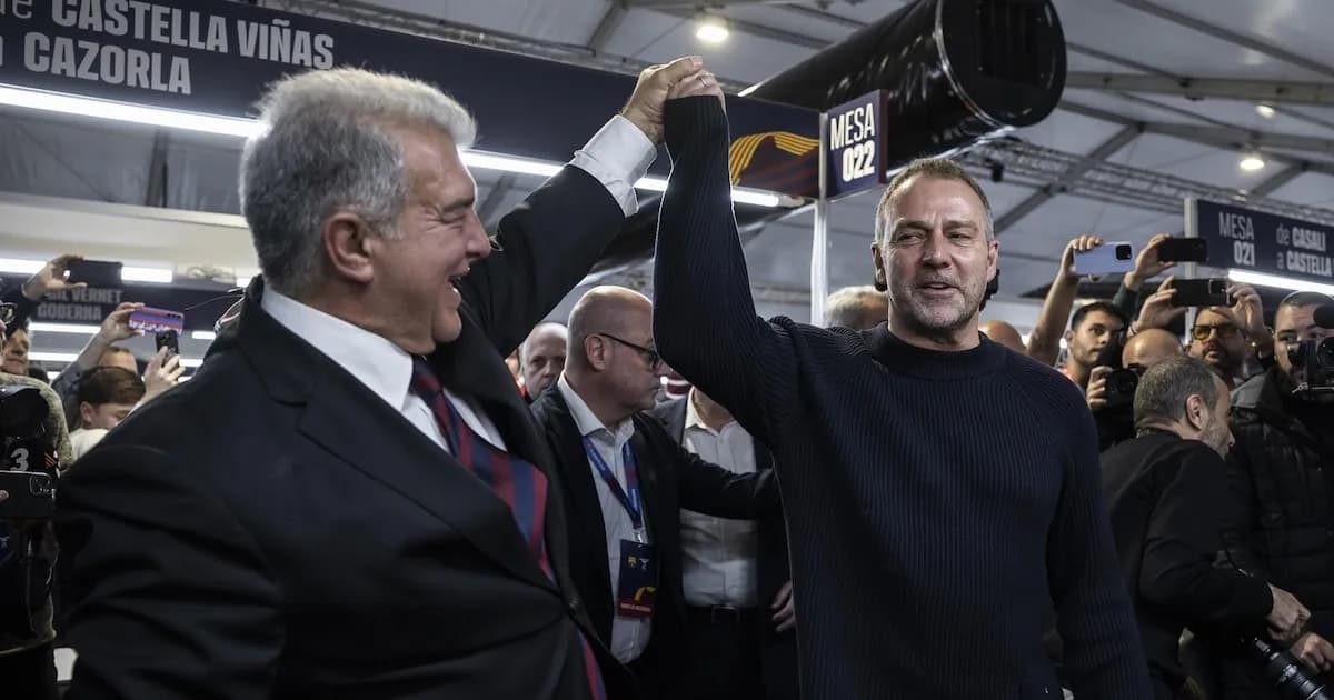 Laporta celebra su reelección y reafirma su compromiso con el FC Barcelona